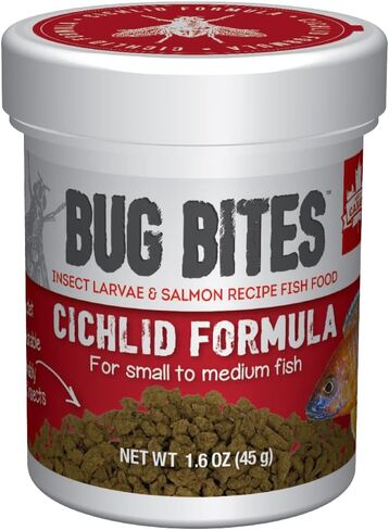 Fluval Bug Bites Cichlid Fish Food, 1.59 oz in Kuwait