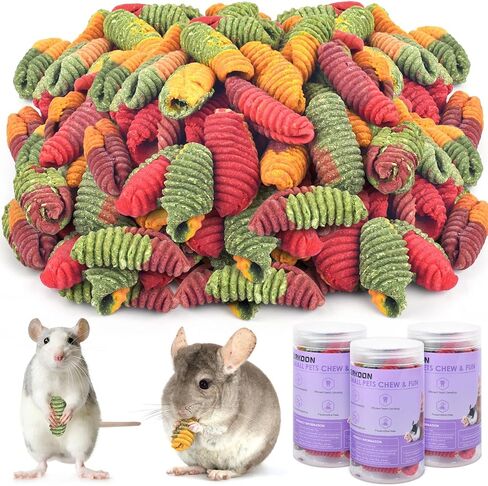 ERKOON Chinchilla Treats, Timothy Grass Chew Toys for Teeth for Rabbit Guinea Pig Gerbil Rat Dwarf Hamster (Large Size-1 Pack) in Kuwait
