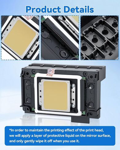 XP600 Printhead Replacement, Print Head for Epson XP600 XP601 XP510 UV & DTF Printer, High-Precision Inkjet with 2pcs 29Pin Flexible Flat Cable, 6pcs Ink Damper 4mm*3mm Tube, 1pcs Capping Top Station in Kuwait