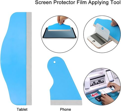 2 Pcs Universal Hydrogel Film Sticking Scraper Air Bubble Remover Multi-purpose Film Squeegee Cellphone Film Scraper for Phone Computer Tablet Screen Protector Film Scratchproof Scraping Tool in Saudi Arabia