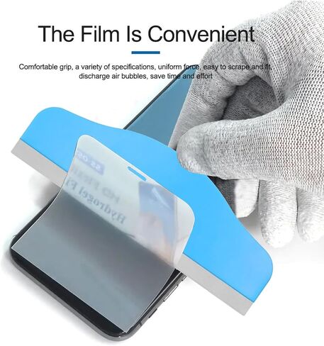 2 Pcs Universal Hydrogel Film Sticking Scraper Air Bubble Remover Multi-purpose Film Squeegee Cellphone Film Scraper for Phone Computer Tablet Screen Protector Film Scratchproof Scraping Tool in Saudi Arabia