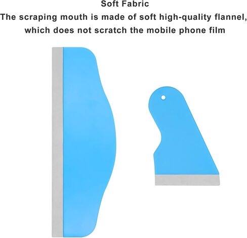 2 Pcs Universal Hydrogel Film Sticking Scraper Air Bubble Remover Multi-purpose Film Squeegee Cellphone Film Scraper for Phone Computer Tablet Screen Protector Film Scratchproof Scraping Tool in Saudi Arabia