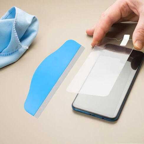 2 Pcs Universal Hydrogel Film Sticking Scraper Air Bubble Remover Multi-purpose Film Squeegee Cellphone Film Scraper for Phone Computer Tablet Screen Protector Film Scratchproof Scraping Tool in Saudi Arabia