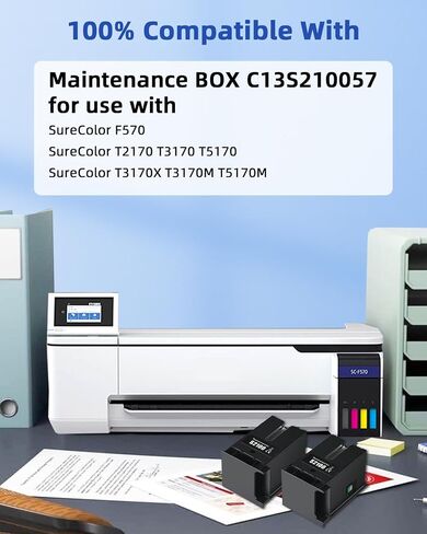C13S210057 Maintenance Box for Epson F570 F571 T2170, 2-Pack in Kuwait