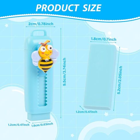 24 Pcs Cute Animals Retractable Eraser for Pencils Cute Supplies Kawaii Erasers Fun Cartoon Erasers Classroom Supplies Party Favors Gift in Saudi Arabia
