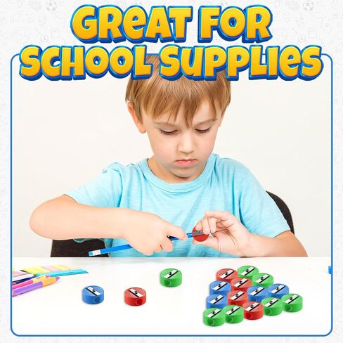Mini Pencil Sharpeners (144-Pack) Pocket Handheld Colored Pencil Sharpeners in Kuwait