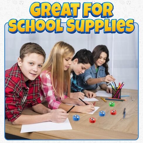 Mini Pencil Sharpeners (144-Pack) Pocket Handheld Colored Pencil Sharpeners in Kuwait
