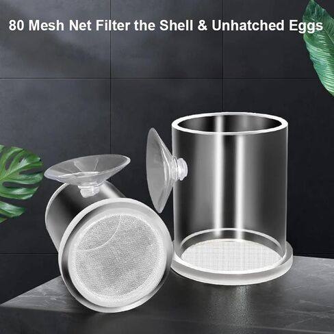 Baby Brine Shrimp Feeder, 80 Mesh Sieve & Bloodworm Net, 3 Sizes in Kuwait