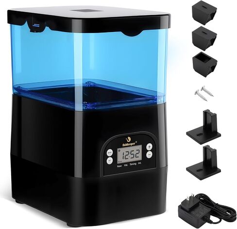 fishkeeper Automatic Fish Feeder for Pond, LCD Programmable Fish Feeder in Saudi Arabia