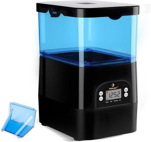 fishkeeper Automatic Pond Fish Feeder with LCD, 2.8L Programmable Timer in Saudi Arabia