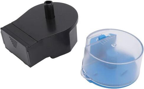 Blue ABS Automatic Fish Feeder Smart Electric Auto Two Food Dispenser Containers Feeder Fish Tank Accessories in Saudi Arabia