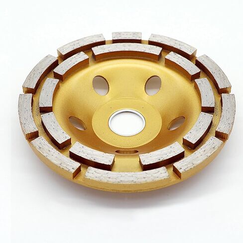 Elome 7" Diamond Grinding Cup Wheel Disc Turbo Row Premium Grade for Angle Grinder 16-Segment Heavy Duty Concrete Granite Stone Ceramic with 6/8" 20mm Thread in Saudi Arabia