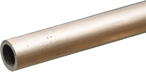 K & S K&S 83063 Round Aluminum Tube, 3/8" OD x 0.049" Wall x 12" Long, 1 Piece, Made in The USA in Kuwait