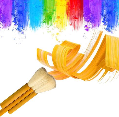 Professional Hake Brush for Watercolor Hake Art Paintbrushes Blender Brushes Sheep Hair Brushes for Pottery Painting in Kuwait