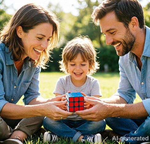 3x3 Fluorescent Speed Cube 3x3x3 Glow in Dark Luminous Speed Cube 3 by 3 Magic Cube Puzzle Toy Brain Teasers IQ Puzzles Game Toys for Children Adults (Blue Luminous) in Kuwait