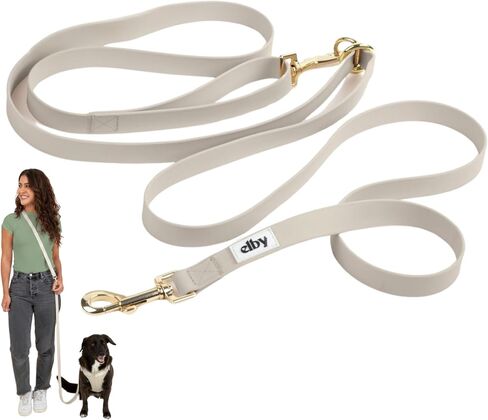 Hands Free Dog Leash - Waterproof Cross Body & Waist Walking Belt for Dog Walking and Training - Cute Walking Accessories for Medium and Large Dogs (Leash Only) in Saudi Arabia