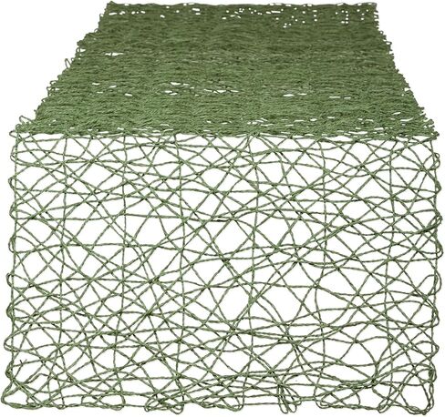 DII Woven Paper Tabletop Collection Holiday or Event Décor, Reversible Round Placemat Set, 15" Dia, Taupe, 6, Piece in Kuwait