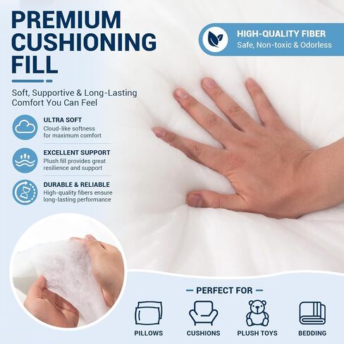 Polyester Batting for Cushions, 200 GSM, 1/2 in Thick, 36 in x 3 yd in Saudi Arabia