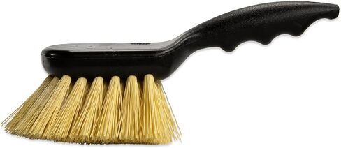 SPARTA 3650500 Plastic Scrub Brush, Cleaning Brush, Utility Brush With Polypropylene Bristles For Cleaning, 8 Inches, Black in Kuwait