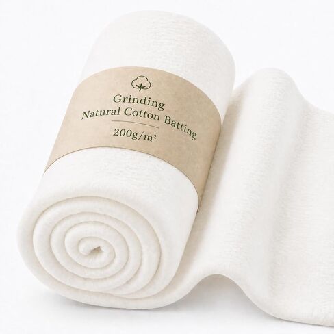Grinding Natural Cotton Batting for Quilting Sewing Crafting & DIY Projects in Saudi Arabia