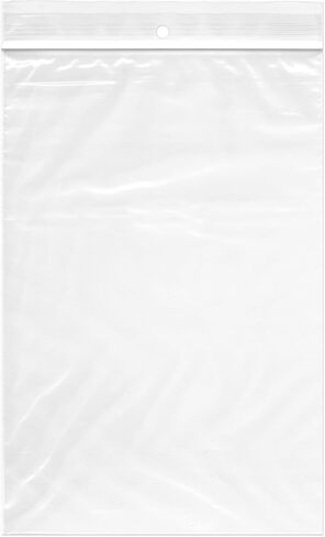 Plymor 6" x 9" (Pack of 500), 2 Mil with Hang-Hole Zipper Reclosable Plastic Bags in Kuwait