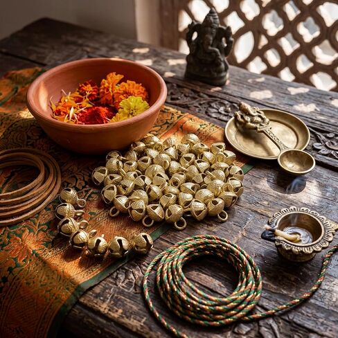 25 Pcs 25 Pcs Ghungroo Bells for Diwali Kathak, Indian Brass Bell Craft in Kuwait