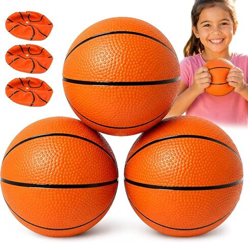 [3 Pack] Mini Basketball | Soft Small Basketballs for Kids & Toddlers in Kuwait