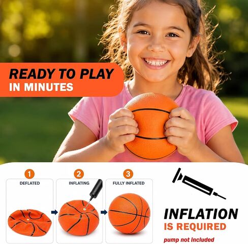 [3 Pack] Mini Basketball | Soft Small Basketballs for Kids & Toddlers in Kuwait