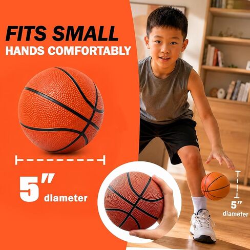 [3 Pack] Mini Basketball | Soft Small Basketballs for Kids & Toddlers in Kuwait