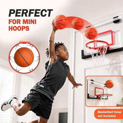 [3 Pack] Mini Basketball | Soft Small Basketballs for Kids & Toddlers in Kuwait