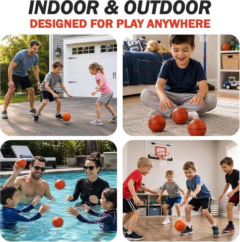 [3 Pack] Mini Basketball | Soft Small Basketballs for Kids & Toddlers in Kuwait