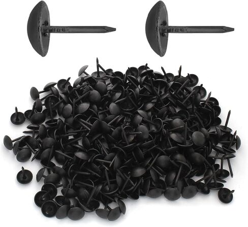 300 Pcs Bronze Upholstery Tacks, 7/16'' Round Head Diameter Upholstery Nails Furniture Nails Sofa Decorative Nail Push Pins for Furniture and DIY Decorative in Kuwait