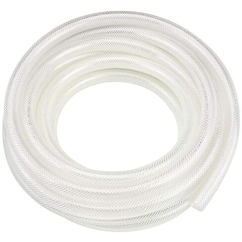 1/2 "معرف × 3/4" OD - 100 قدم من أنابيب الفينيل البلاستيكية الشفافة المضفرة ذات الضغط العالي أنبوب فينيل مرن، أنابيب خرطوم الفينيل المقوى للخدمة الشاقة، خالية من مادة BPA وغير سامة in Kuwait