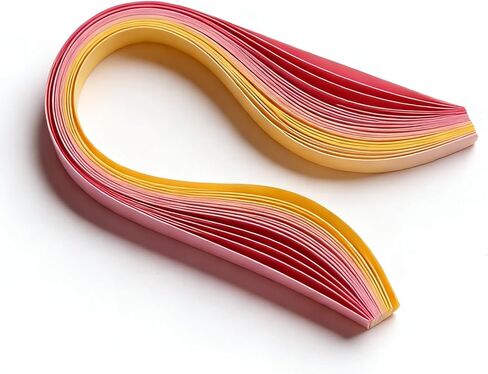 100 Pcs Gradient Quilling Paper Strips 39cm 3mm DIY in Kuwait