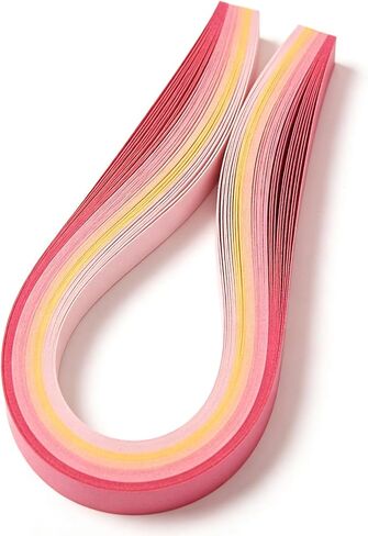 100 Pcs Gradient Quilling Paper Strips 39cm 3mm DIY in Kuwait