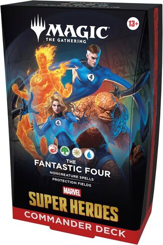 Magic: The Gathering | Marvel Super Heroes Commander Deck - The Fantastic Four (100-Card Deck + Accessories) in Kuwait