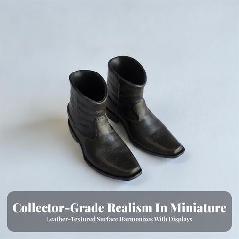 SM SunniMix Pull-on Miniature Ankle Boots | Model Boots, 1/6 Scale, Footwear, Hobbyists, Collectors in Kuwait
