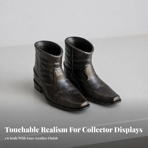 SM SunniMix Pull-on Miniature Ankle Boots | Model Boots, 1/6 Scale, Footwear, Hobbyists, Collectors in Kuwait