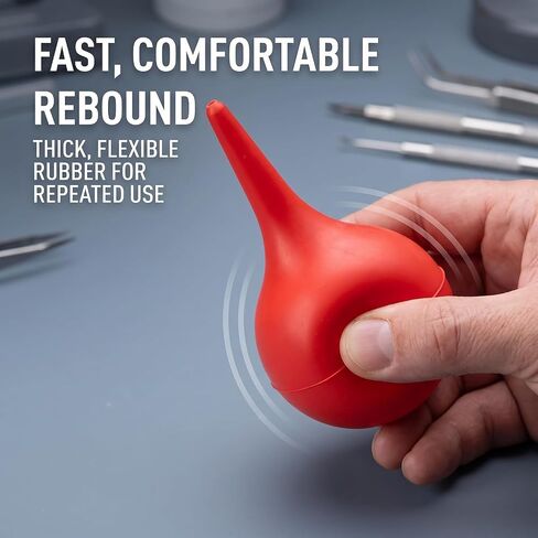 2Pcs Red Manual Amniotic Fluid Suction Device Canine Feline Pet Puppy Dog for Nasal Home Clinic Choking Pumping DeliverySupp Bulb Siphon Bulb Air Squeeze Bulb Liquids Bulb, Nursing Supplies 30ml in Kuwait