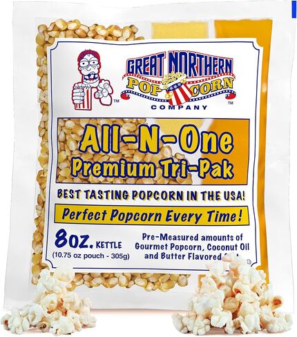 Popcorn Cart - Vintage Replacement Stand for 8-Ounce Poppers with Shelf, Push Handle, and Bicycle-Style Wheels by Great Northern Popcorn (Black) in Kuwait