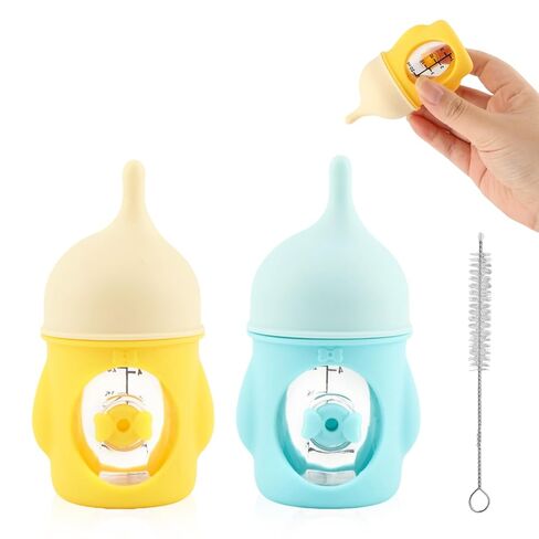 Kitten Bottles for Nursing, 2Pack Feeding Bottle for Puppy Milk, with Brush in Kuwait