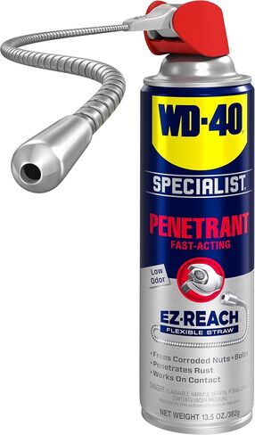 التشحيم الجاف المتخصص WD-40 مع بخاخات القش الذكية بطريقتين، 10 أونصة [6 عبوات] in Kuwait