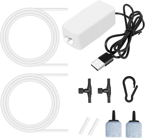 Uncle Yang Aquarium Air Pump 1W Adjustable Quiet Aquarium Aerator in Kuwait