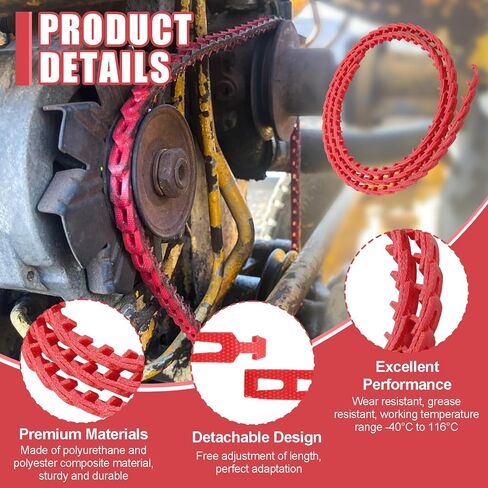 10FT Power Twist V Belt,3/8 Inch *10 feet Adjustable Link Belt Z Type for Lathes Table Saws and Woodworking Tool in Kuwait
