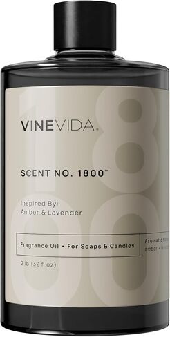 VINEVIDA [120mL] Savage (Men) Fragrance Oil for Candle Making - Natural Candle Oil Scents - Soap Making Essential Oil - Made in USA in Kuwait
