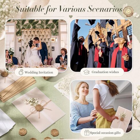 Dunzoom 50 Sets Wedding Invitations Wraps Set Vellum Jackets for for 5x7 in Kuwait