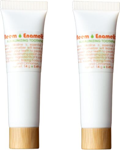 Living Libations - Organic Neem Enamelizer Toothpaste | Natural, Wildcrafted, Vegan Clean Beauty (1 oz | 30 ml) in Kuwait