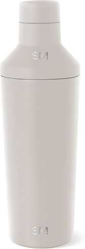 Simple Modern Cocktail Shaker Set with Jigger Lid | Stainless Steel Boston Shaker Insulated Martini Mixer for Mocktails | Gifts for Men Women Him Her | Classic Collection | 20oz | Almond Birch in Kuwait