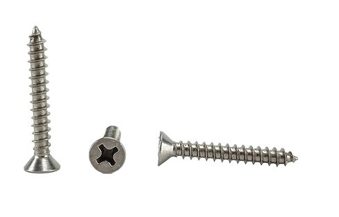 #6 X 1-1/2" Stainless Phillips Flat Head Sheetmetal Screw (3/8" to 2" in Listing) 100 Sheet Metal Screws, 82 Degrees (#6 x 1-1/2) in Kuwait