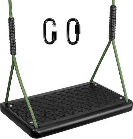Heavy Duty Swing Seat, 550LBS Capacity Outdoor Swing Seat for Adults & Kids，Green in Kuwait